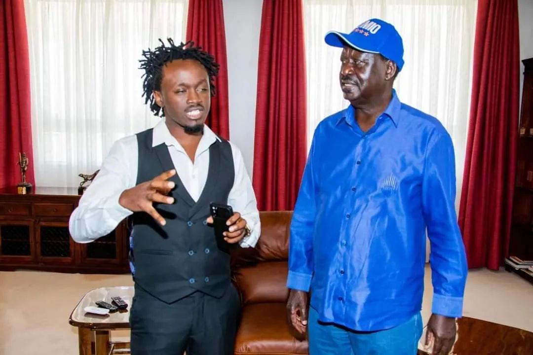  BAHATI AZUA GUMZO MTANDAONI BAADA YA RAILA ODINGA KUSHINDWA KUMTAMBUA JUKWAANI