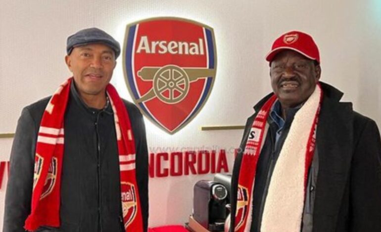  Arsenal Yaomboleza Kifo Cha Raila Odinga