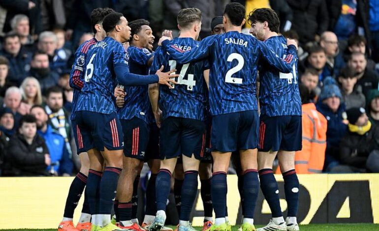  Arsenal Yaendelea Kutamba kwa Ushindi Mnono Dhdi ya Leeds United