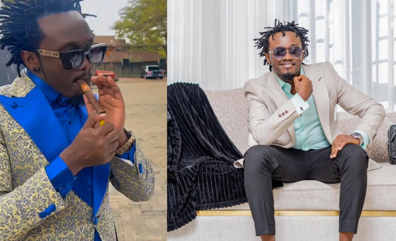  Video ya Bahati Akifunzwa Kuvuta Cigar Yazua Gumzo Mtandaoni