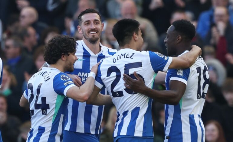 Liverpool Yaangukia Pua Baada ya Kulazwa na Brighton 2-1